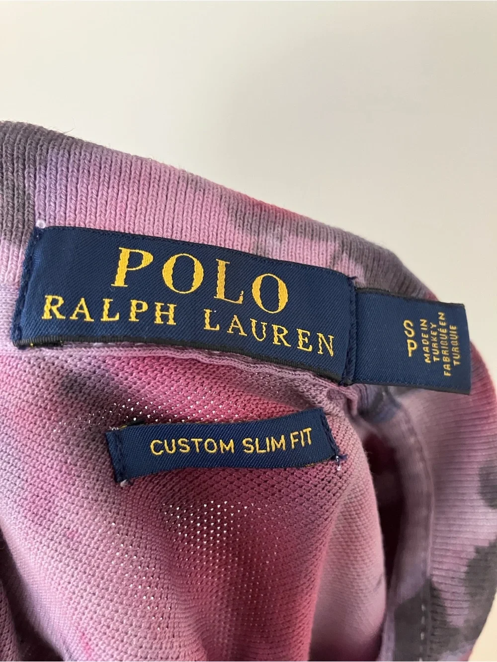 Ralph Lauren sz S hand Tie-Dyed Polo shirt
